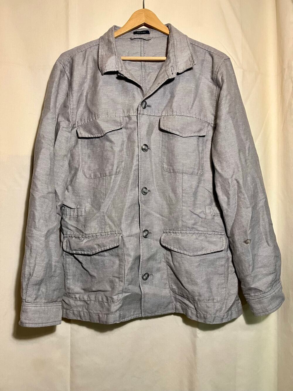 No Brand Name Grey Jacket Unisex Size Large.